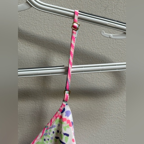 Lilly Pulitzer Clara Silk Roar Of the Seas Asymmetric Hem Slip Dress Women’s XS - Picture 15 of 16